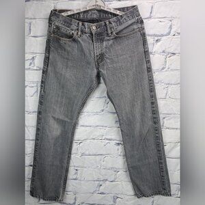 Levi's 514 Men's Jeans Gray Acid Straight Fit Size 33x32 33x31.5